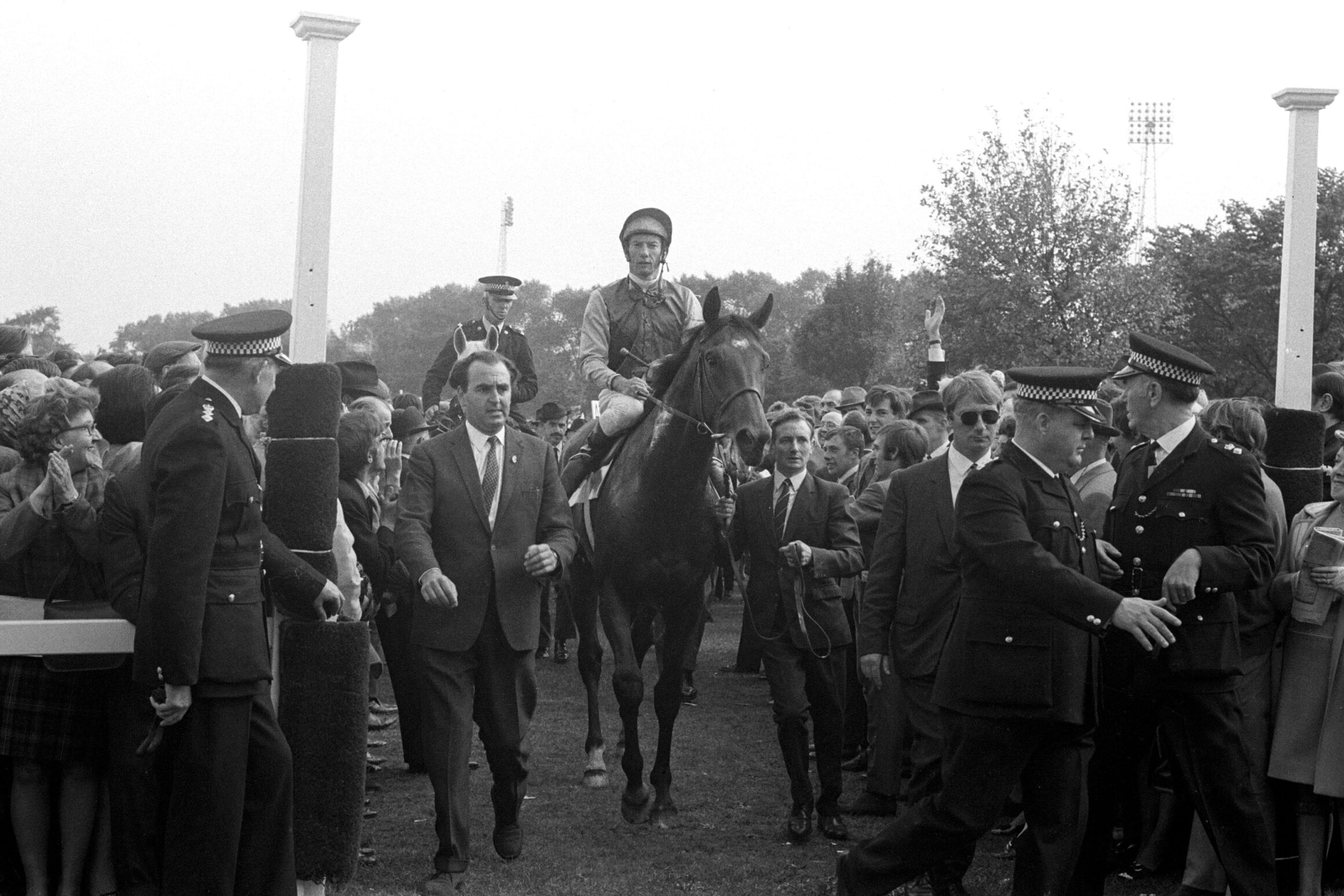 Lester Piggott wins the Derby aboard Nijinsky in 1970 on their way to the Triple Crown