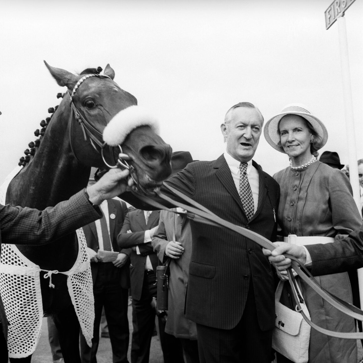 Mill Reef with owner Paul Mellon